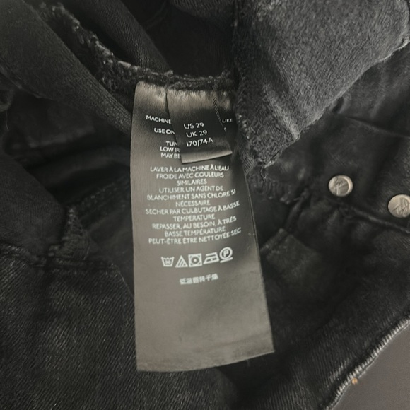 We The Free Black Bell Bottom Jeans Size 29 EUC - Picture 11 of 12